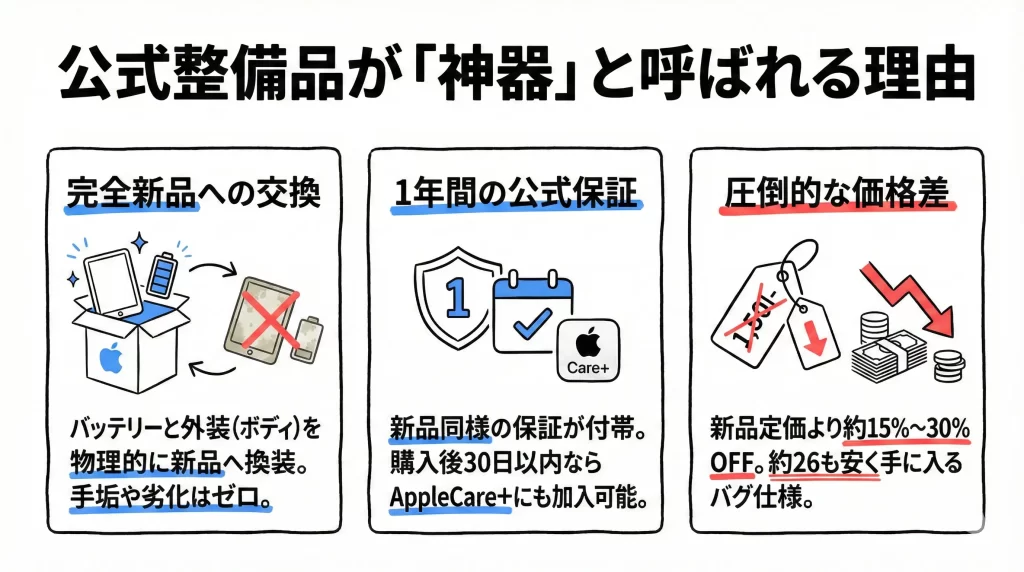 【公式】iPad mini 6 の「Apple認定整備済製品」が最強の「神器」である理由。見出し画像