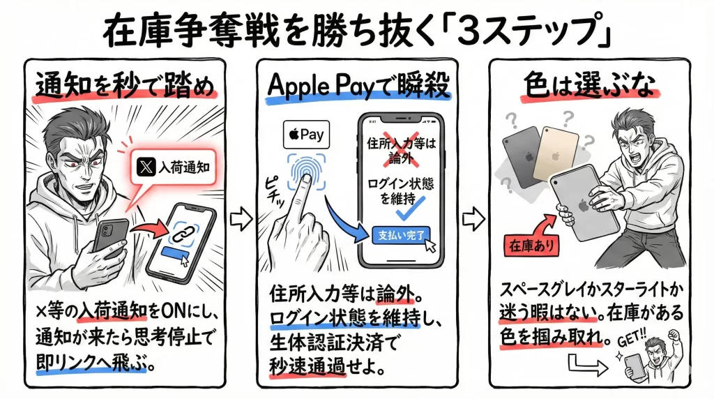 【攻略】iPad mini 6 整備品の「在庫争奪戦」に勝つための情報戦テクニック。見出し画像