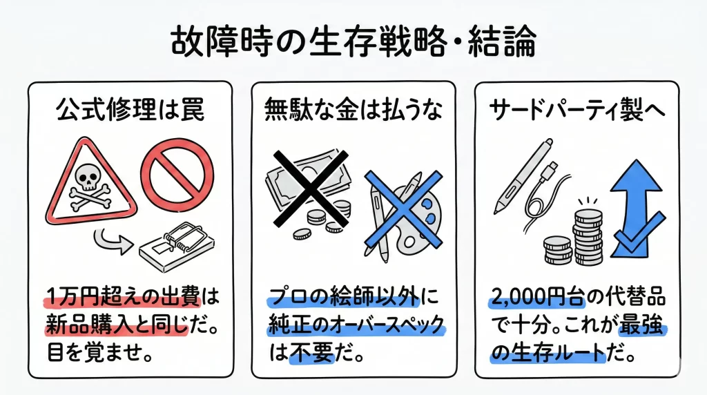 【生存戦略】アップルペンシル故障時の最適な解呪ルート。見出し画像