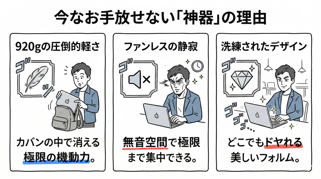 【最強】macbook 12インチ 最強伝説！5年間使って惚れた理由。見出し画像