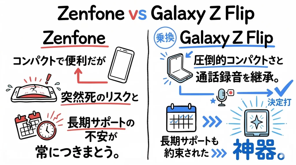 Zenfoneの強みを引き継ぐ最強の代替スマホ候補。見出し画像