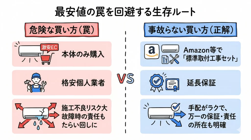 最安値購入の罠。事故らないための安全な買い方。見出し画像