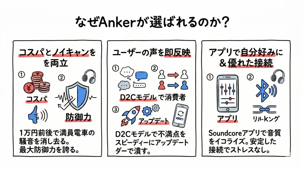 Anker Soundcoreの評判から見る「選ぶべき人」の正解。見出し画像