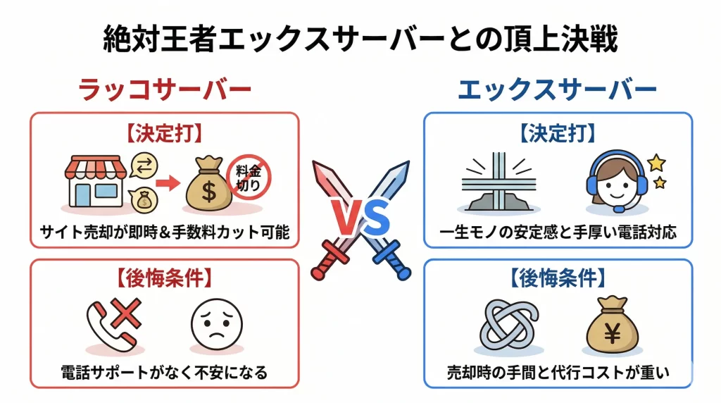 【決定打】エックスサーバーとの違いを目的別に比較検証。見出し画像