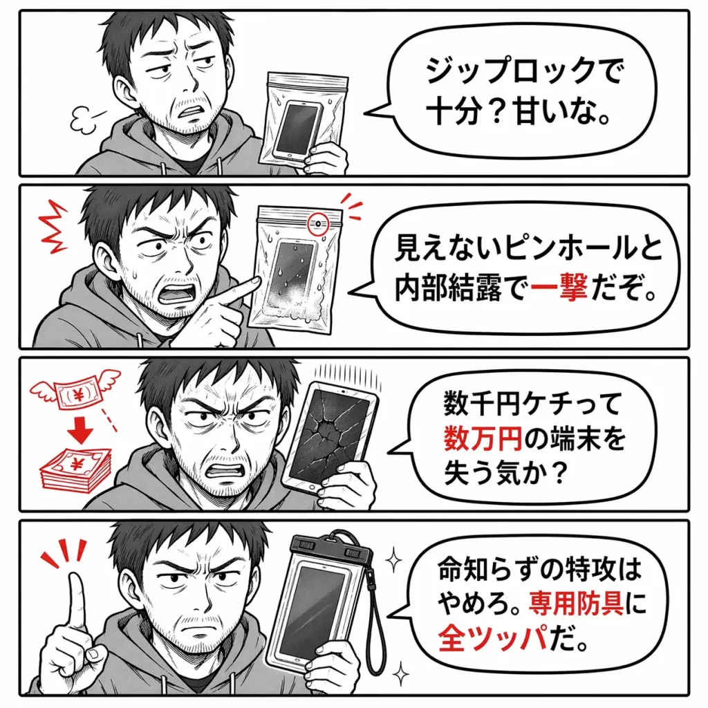 【結論】お風呂でタブレットを見る方法の最適解と持ち込みの注意点。漫画