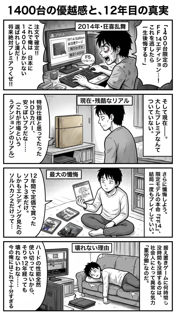1400台限定モデルと歩んだ12年間の生存記録と後悔。漫画
