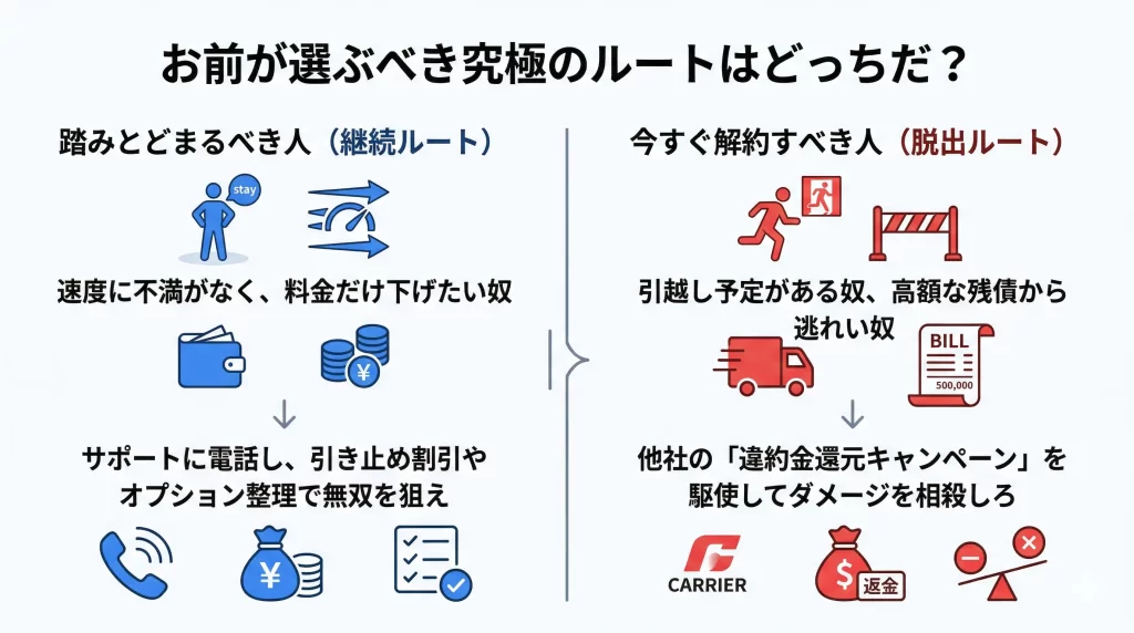 【状況別】今すぐ解約すべき人と踏みとどまるべき人の特徴。見出し画像