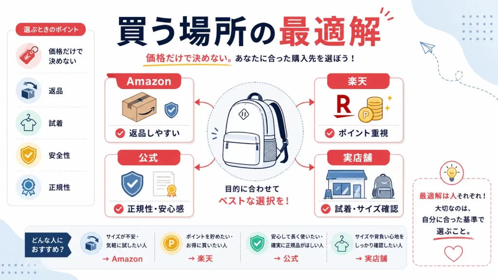ノースフェイスのでかいリュックどこに売ってる?安全に買うなら「Amazon」が強い。見出し画像