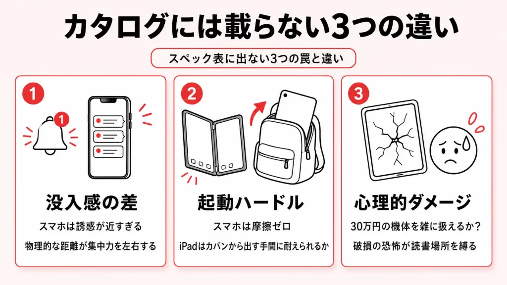 【決定的な違い】カタログスペックには載らない3つの差。見出し画像