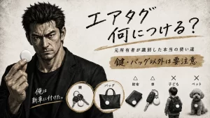 エアタグは何につける?2年で手放した元所有者が教える本当の使い道。サムネイル画像